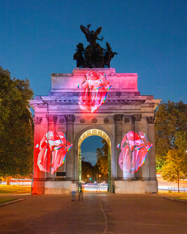 The Rolling Stones lit up major landmarks around the world for new album Hackney Diamonds