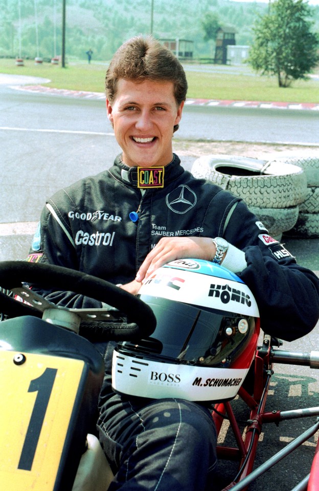 Michael Schumacher pictured in 1991