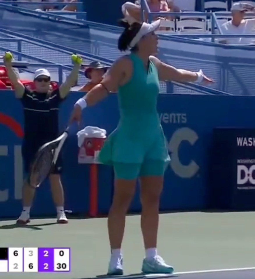 Bianca Andreescu told a fan to 'shut up' at the Citi Open