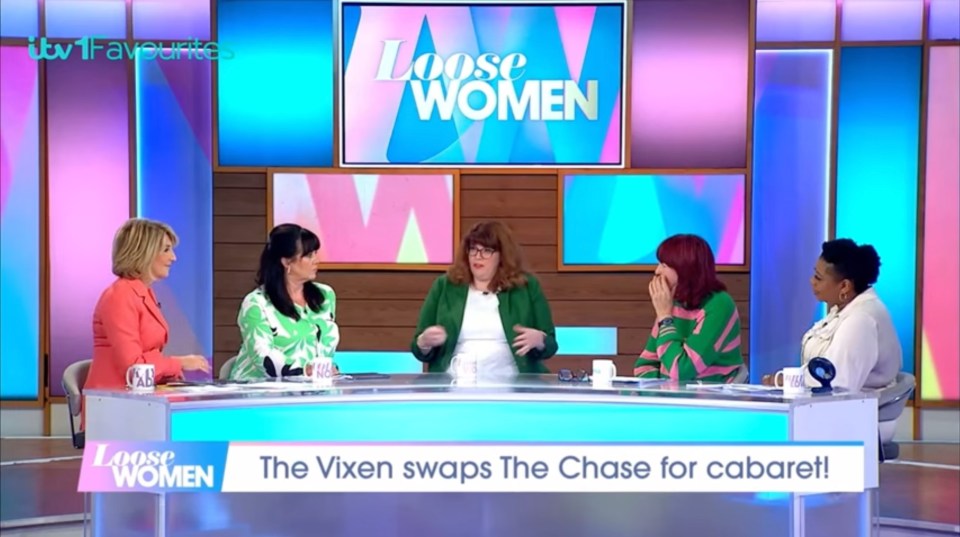 The TV star joined the Loose Women panel to discuss her upcoming musical gig