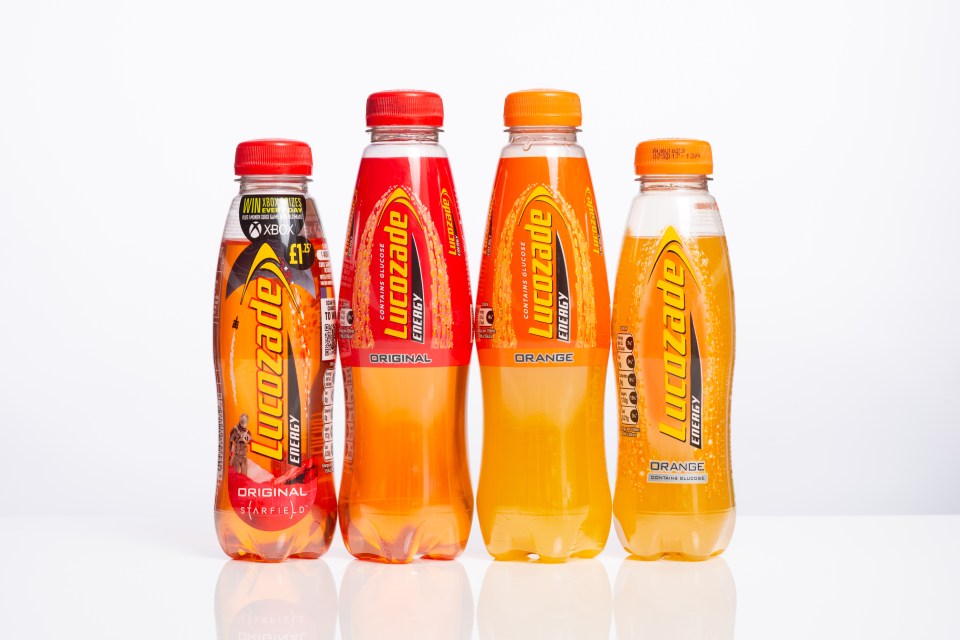 We managed to get our hands on two old-style Lucozades Energy drinks