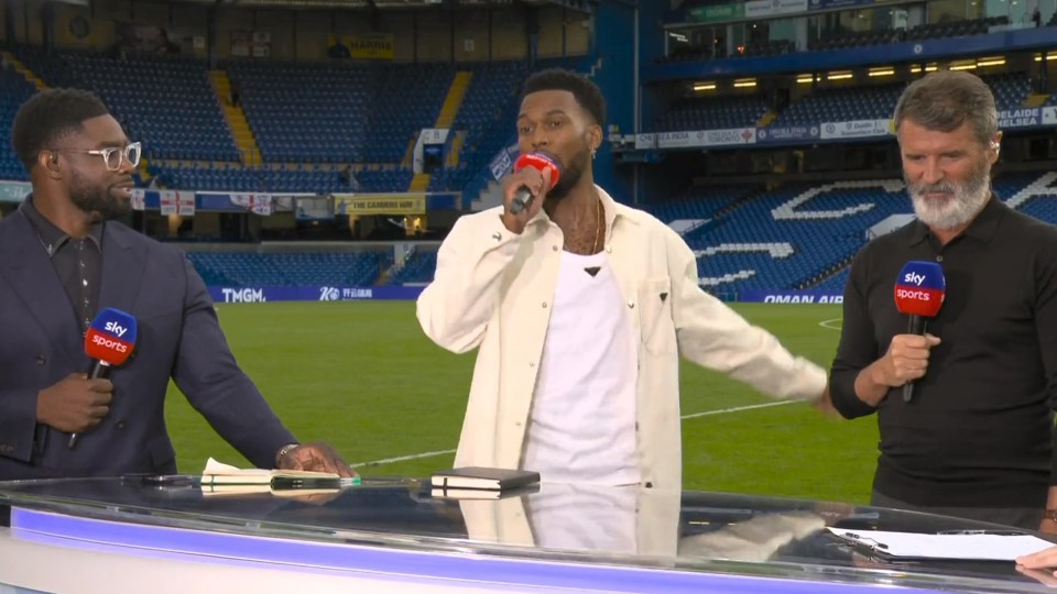 Daniel Sturridge did his best Usher impersonation live on air