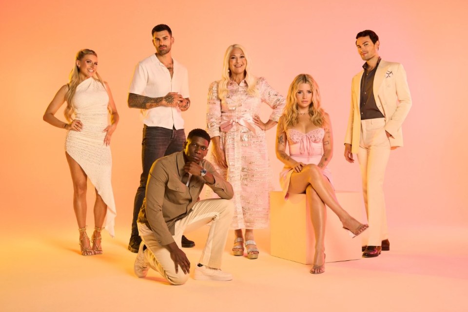 Chloe Burrows, Adam Collard, Vaness Feltz, Lottie Moss, Spuddz and Mark-Francis Vandelli are the celebs taking part this year