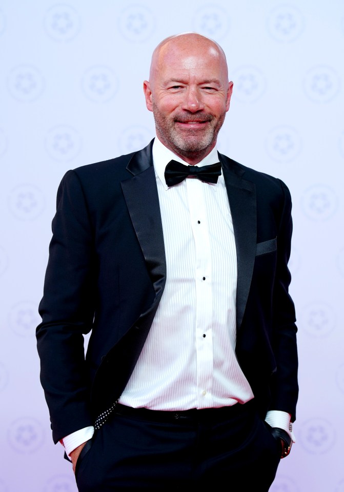 Alan Shearer was looking his dapper best