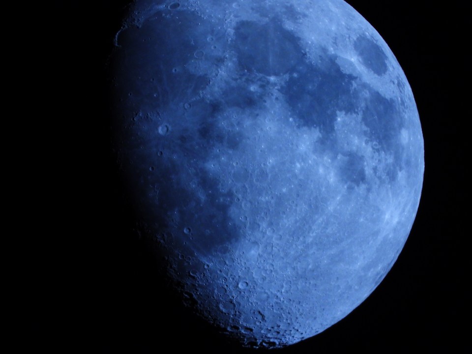 The Blue moon is a rare lunar spectacle