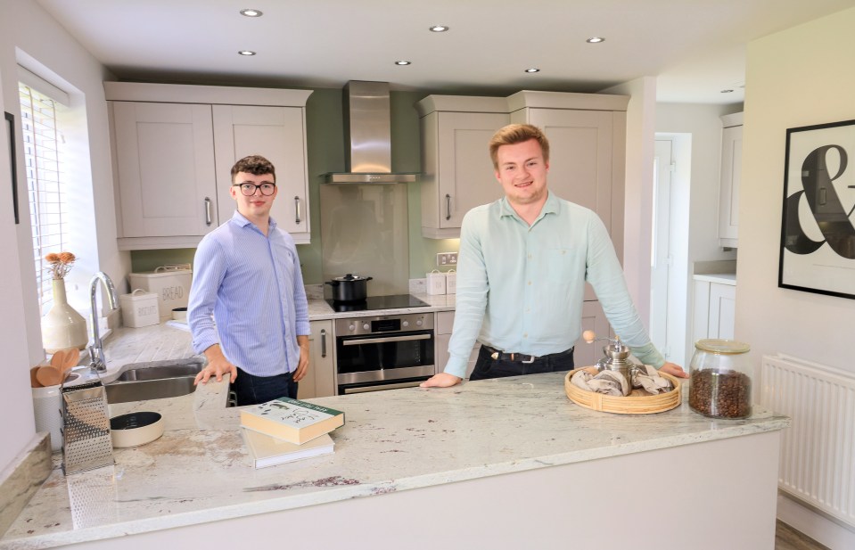 Jack and Jacob moved into their home in June this year