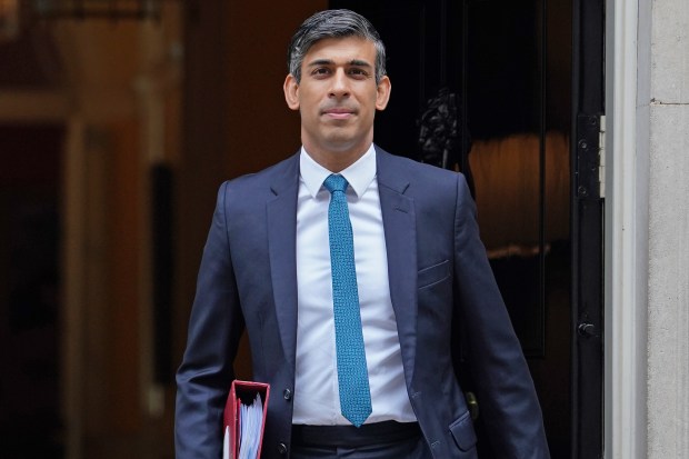 Prime Minister Rishi Sunak departs 10 Downing Street, London, to attend Prime Minister's Questions at the Houses of Parliament. Picture date: Wednesday July 19, 2023. PA Photo. Photo credit should read: Lucy North/PA Wire