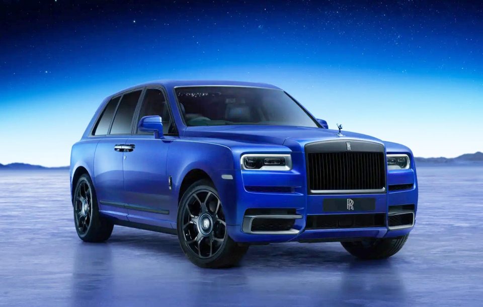 The ace added a £560,000 Cullinan Blue Shadow to his set last year