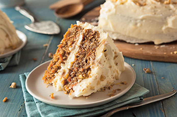 Enjoy healthy homemade Carrot Cake