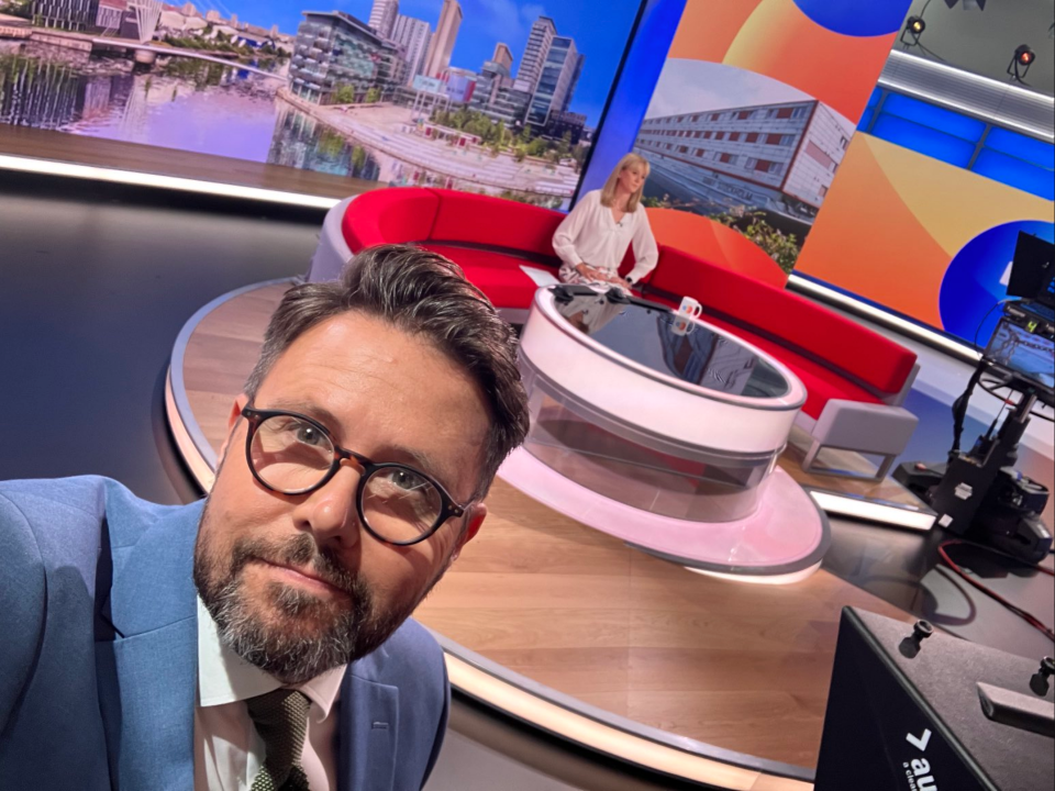 Jon took to social media with a behind-the-scenes selfie as he announced the move to BBC Two