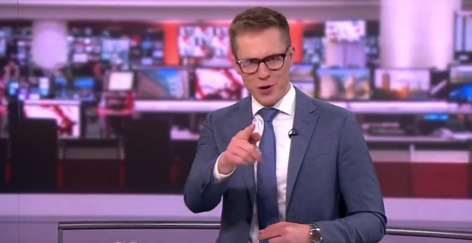 Gareth Barlow made an error on BBC News