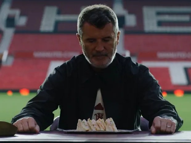 Keane referenced his 'prawn sandwich' comment in a recent video announcing Manchester United's new kit