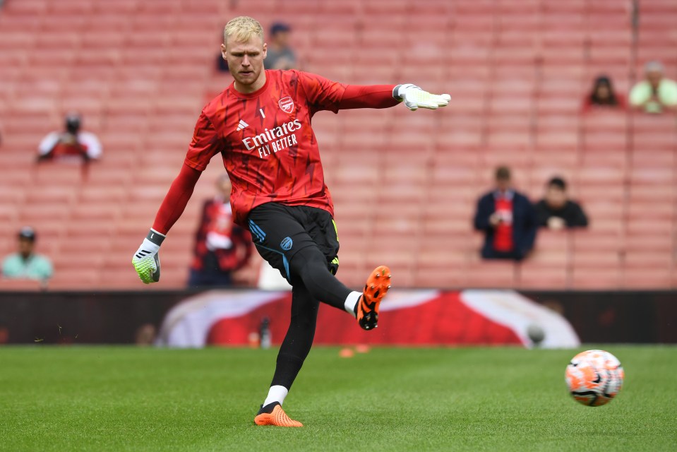 Aaron Ramsdale and his Arsenal team-mates face Nottingham Forest today