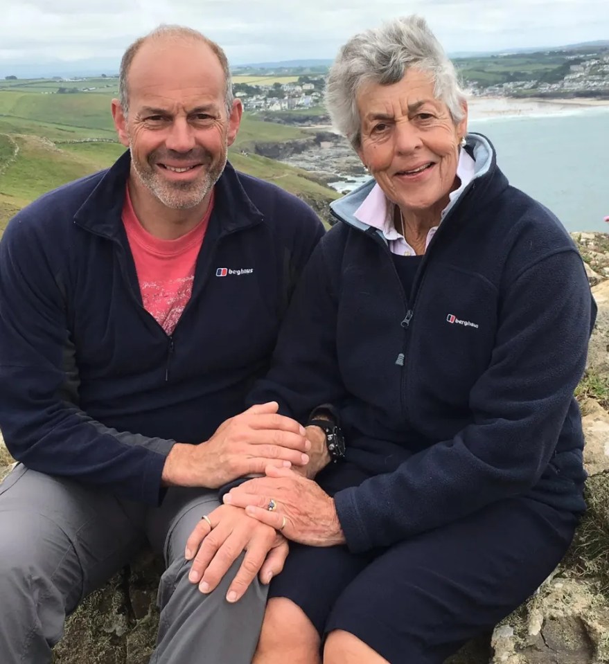 Phil with his mum Anne