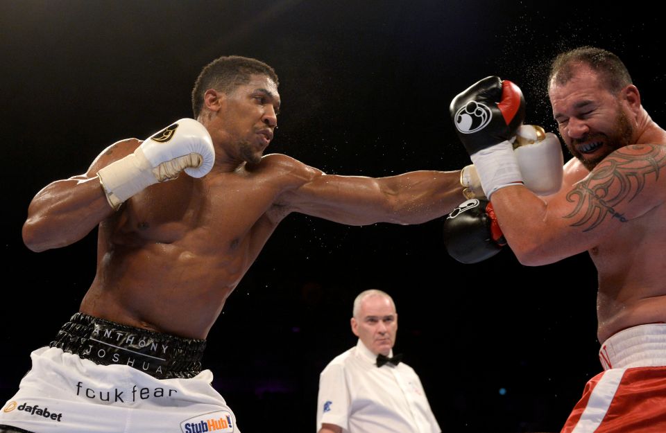 Anthony Joshua fought Jason Gavern at late notice in 2015