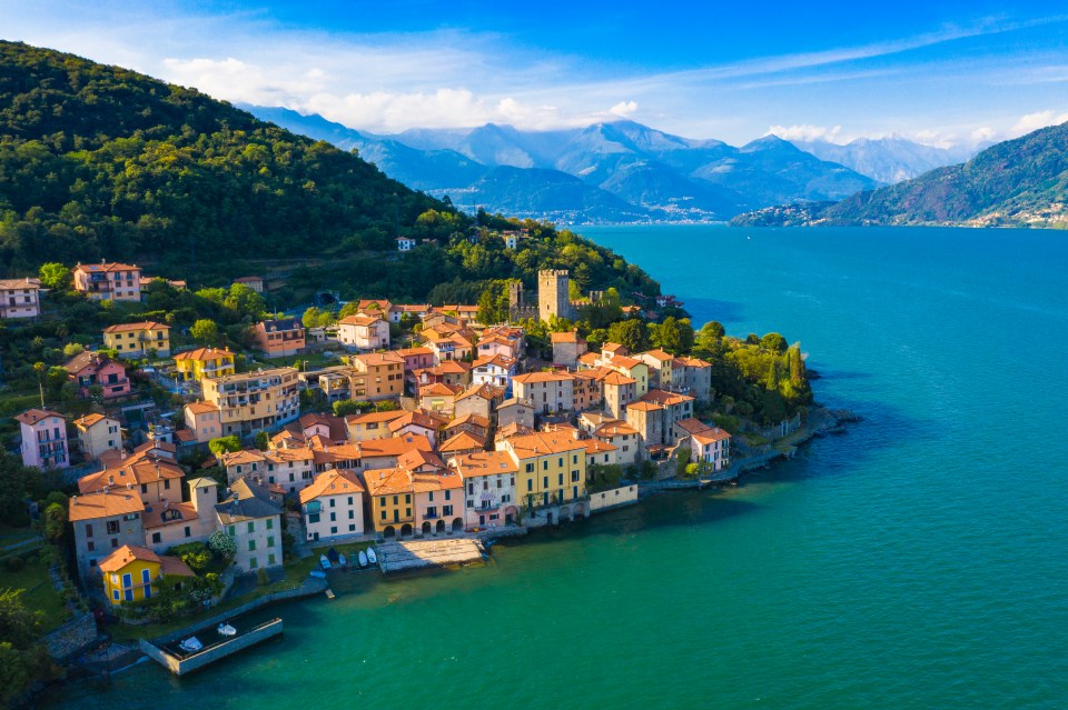 The James Bond villa is set on the shore of Lake Como in Lombardy, Italy