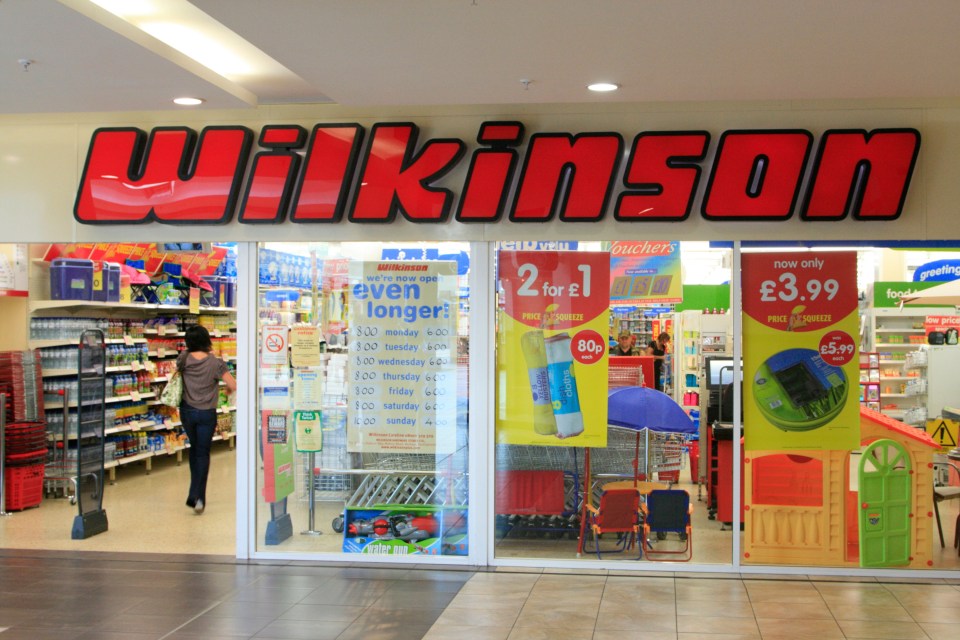 Wilko used to be called Wilkinson