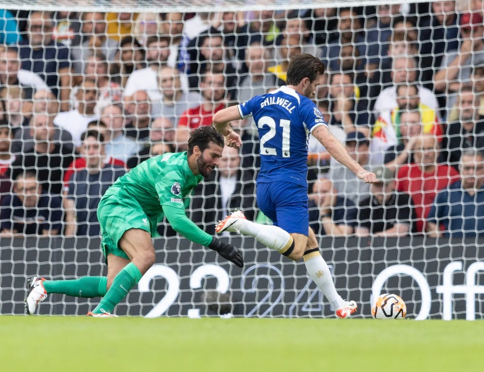 Ben Chilwell produced a brilliantly composed finish and looked to have put Chelsea ahead