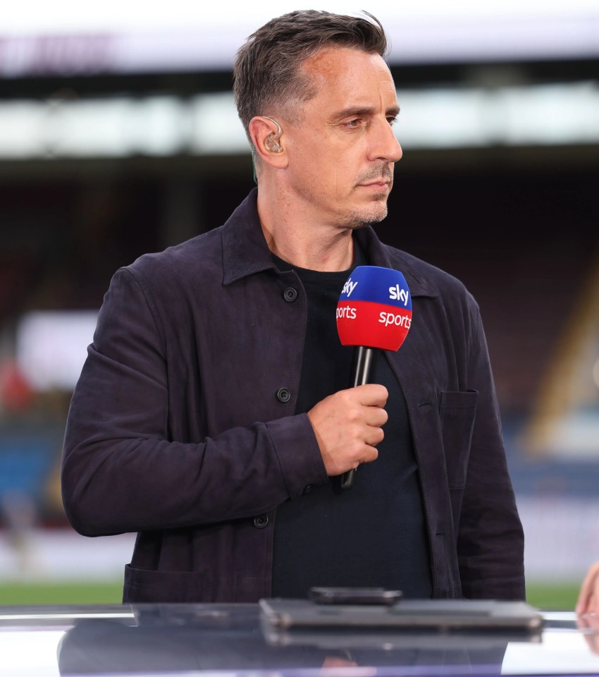 Gary Neville was not impressed by Erik ten Hag’s side