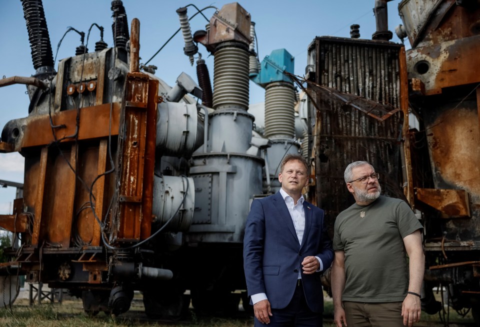 Mr Shapps visiting Ukraine just a few days ago