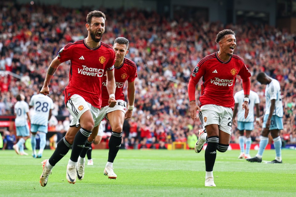 Bruno Fernandes inspired United to a 3-2 win