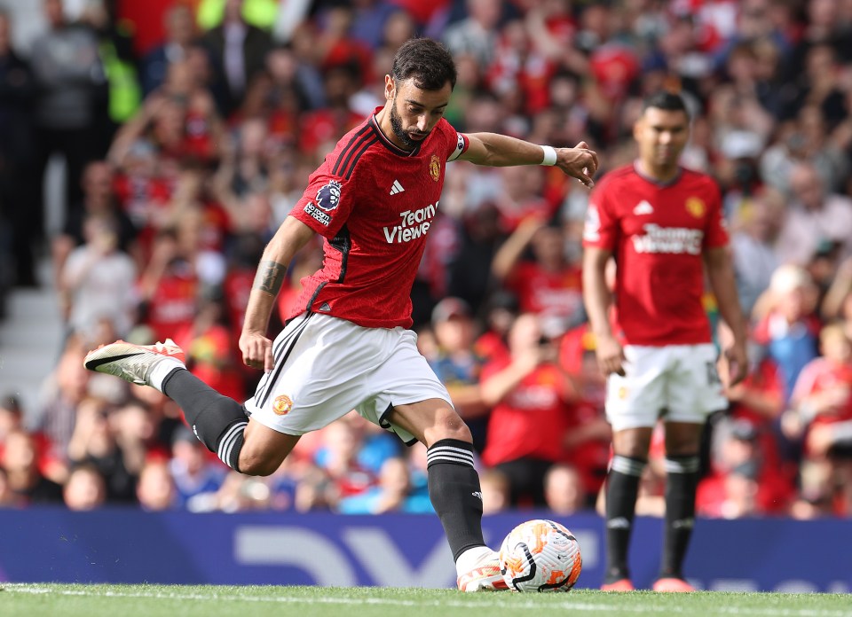 Bruno Fernandes then netted the go-ahead goal from the penalty spot