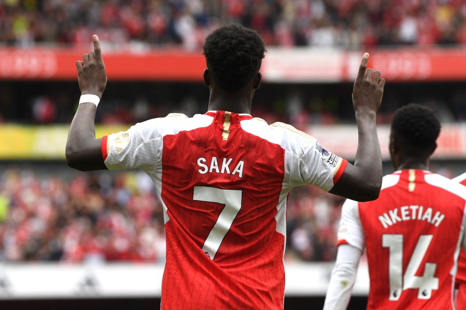 Bukayo Saka looks set to light up the Premier League once again this season