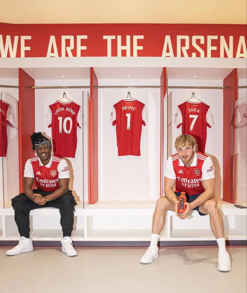 Arsenal and Prime struck up a partnership last season