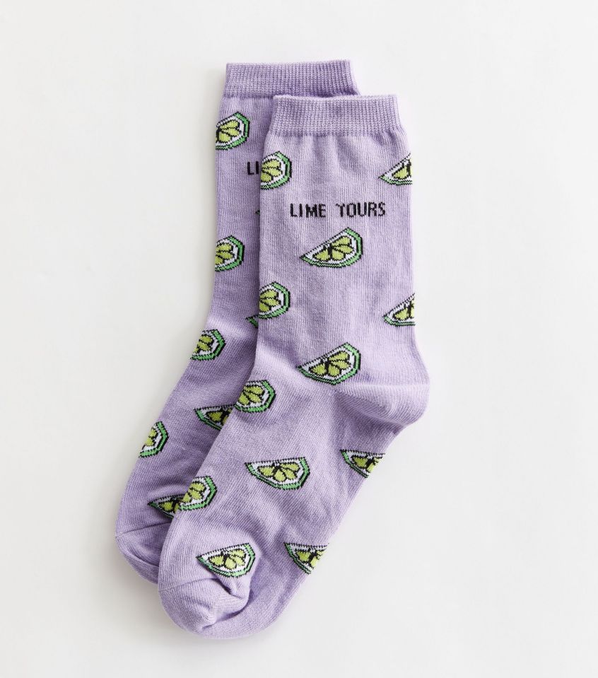 Save £1.49 on these Lime Yours socks at New Look