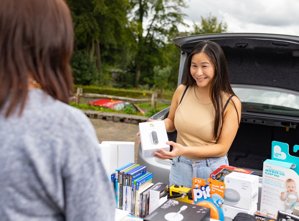 Connie Chan specialises in car boot sales