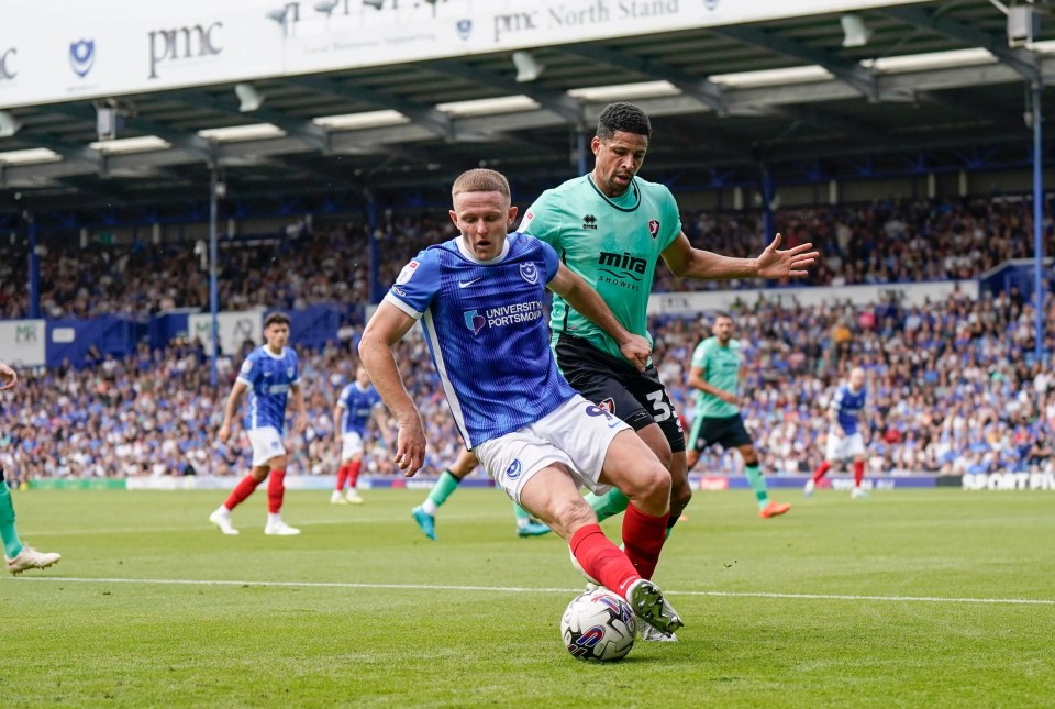 Portsmouth's clash with Cheltenham was bizarrely delayed