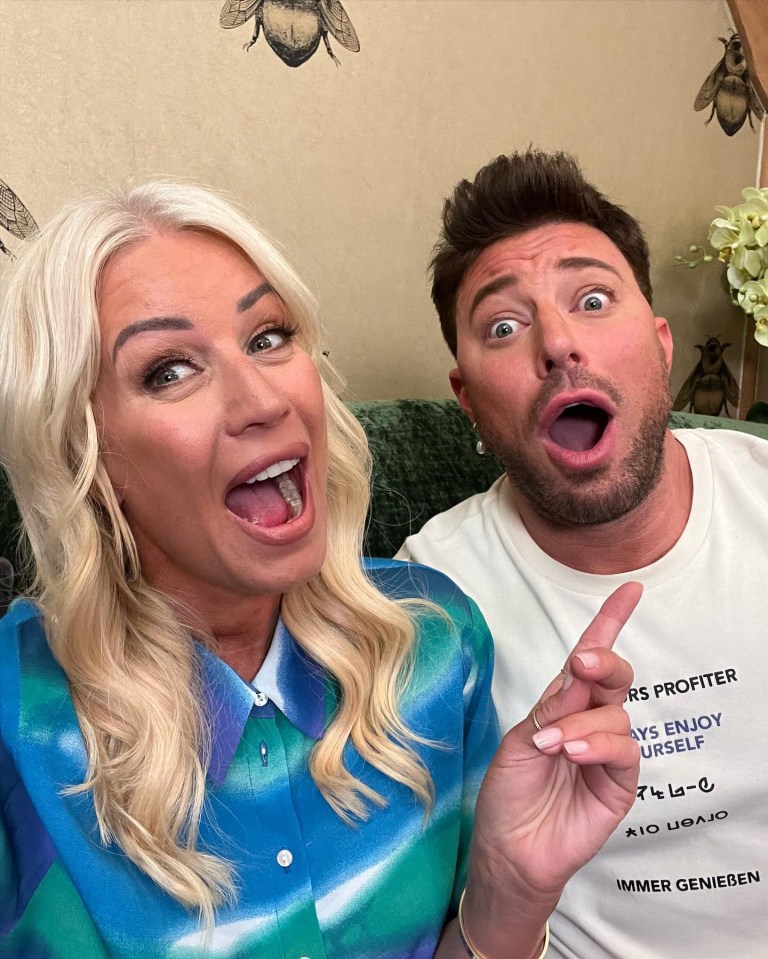 Denise appears on the show with Duncan James