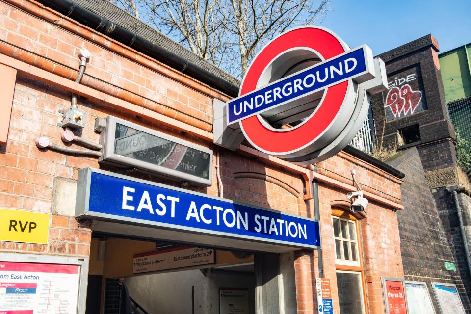 A man was found dead on the tracks at East Acton stations shortly after, having been hit by a Tube train