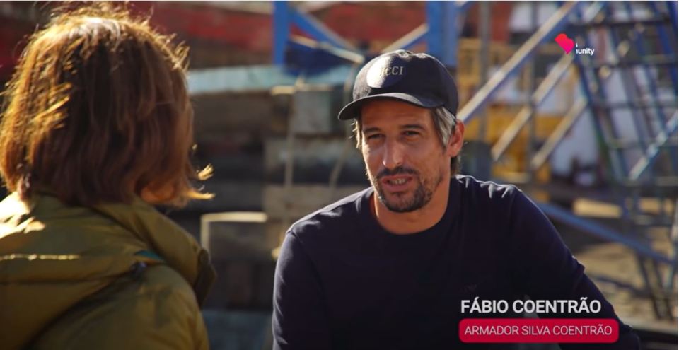 Fabio Coentrao has become a fisherman since hanging up his boots