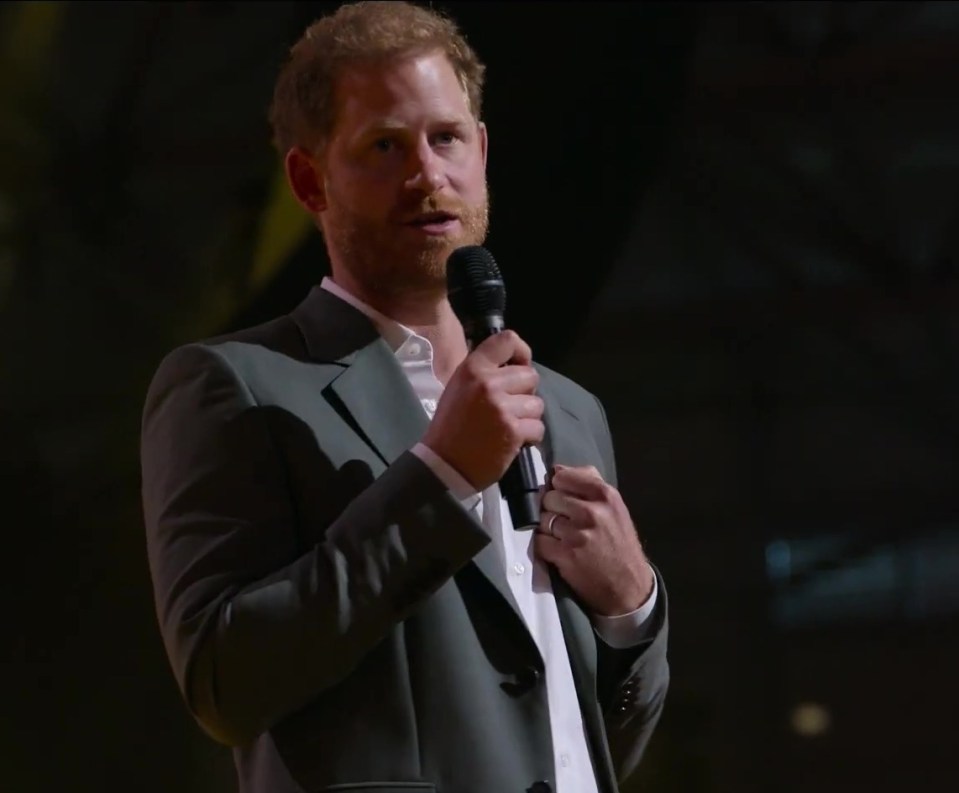 Prince Harry gave an emotional speech about 'family'