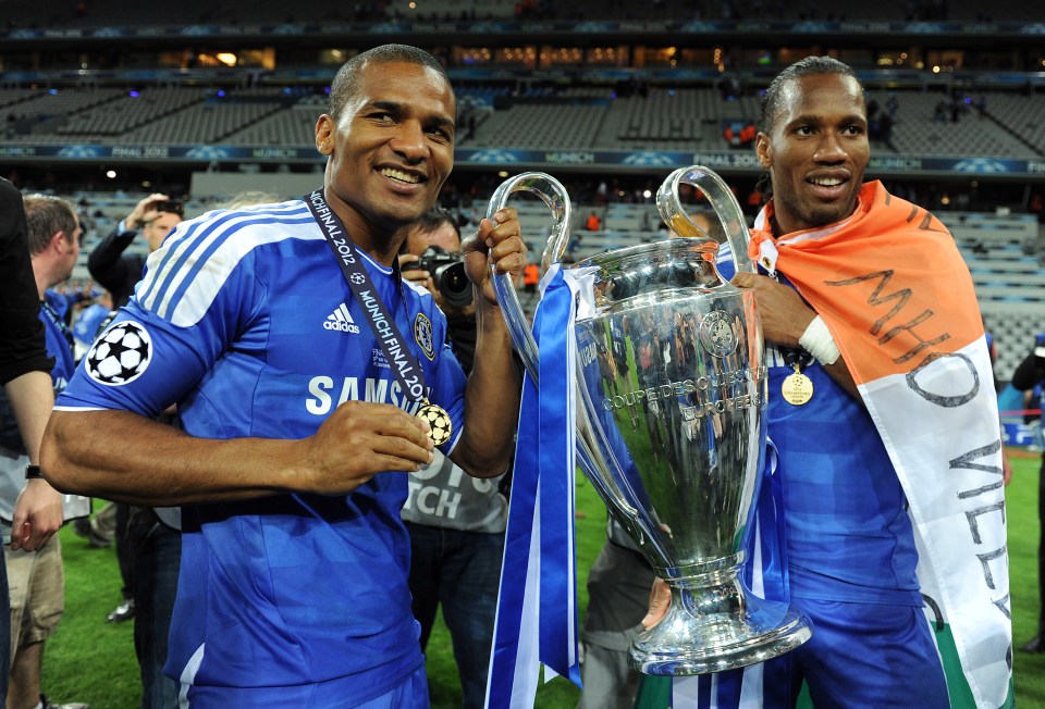 Didier Drogba won 12 trophies with Chelsea including the Champions League