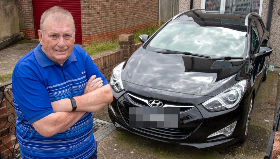 Roger Whipp will have to pay £12.50 every time he and wife Margaret want to drive to the supermarket