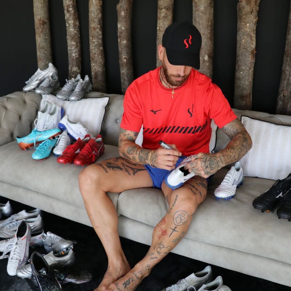 Ramos is giving away free signed boots as a way of thanking fans for their support