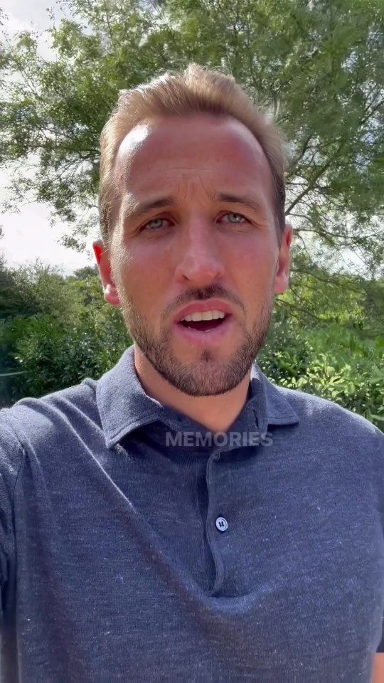 Kane bid an emotional farewell to Spurs in an Instagram video