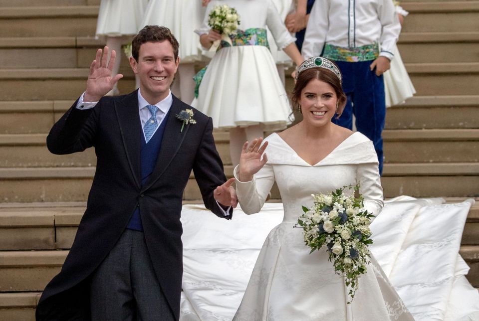  Princess Eugenie and Jack Brooksbank were married in 2018 at St George's Chapel, Windsor