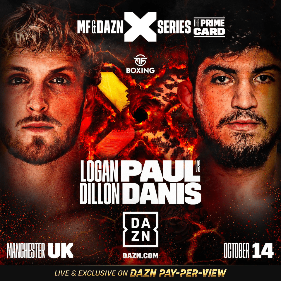 Logan Paul will take on Dillon Danis on the Misfits Boxing Prime card