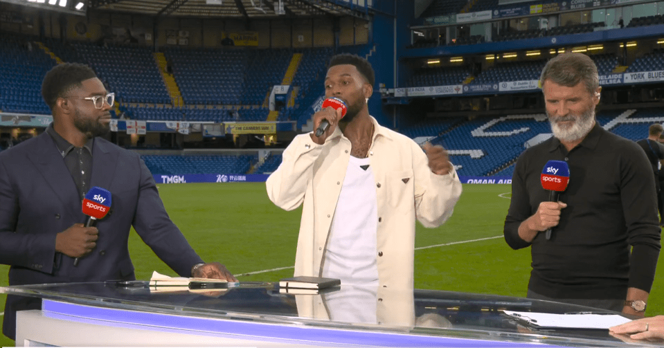 Sturridge later broke into a sing-song live on air