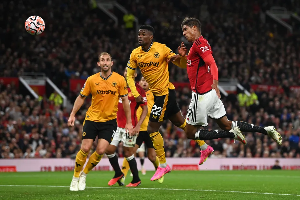 Raphael Varane headed United to victory with the game’s only goal