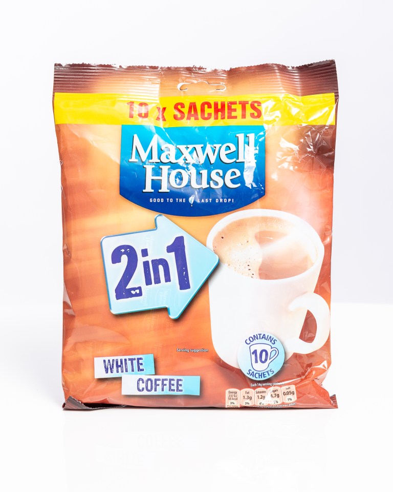 Maxwell House's 2 in 1 White Coffees were surprisingly strong for just 10p