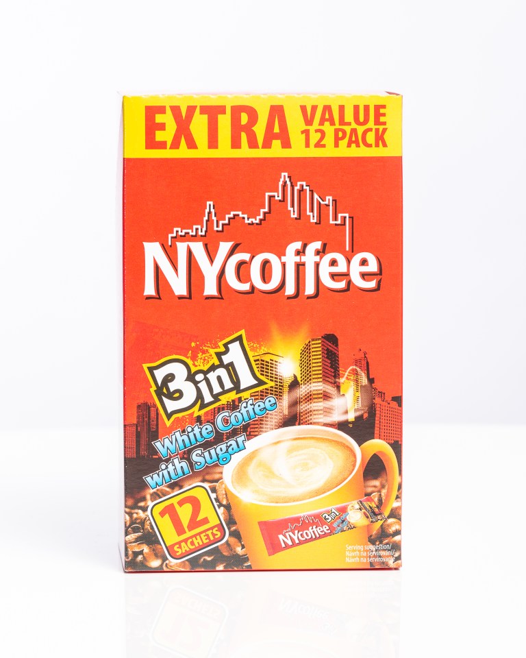 NYcoffee's 3 in 1 White Coffees are frothy and full for just 8p