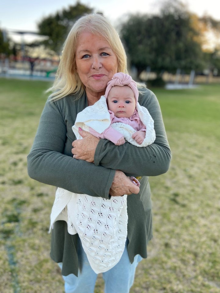 Jade’s mum and little Lottie