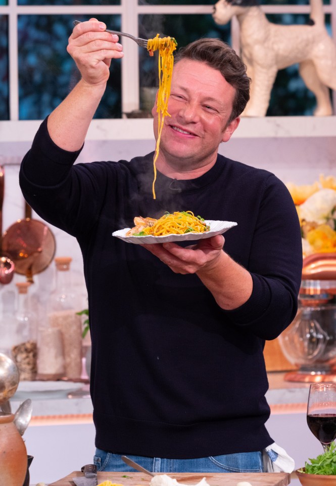 Jamie Oliver put his recent tough years behind him as his business paid out a £6.8million dividend