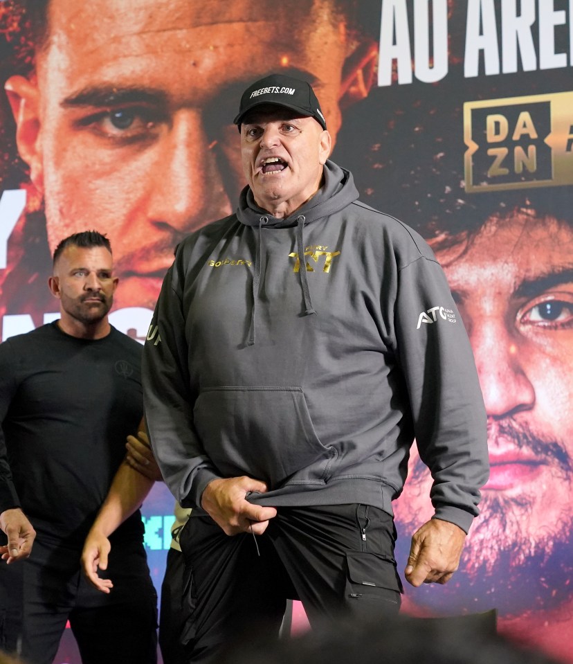 John Fury lashed out at the pre-fight press conference for Tommy Fury and KSI yesterday