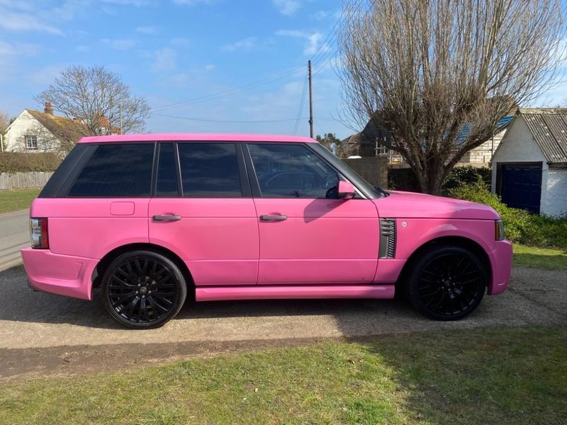 Katie’s pink Range Rover cost her £75k