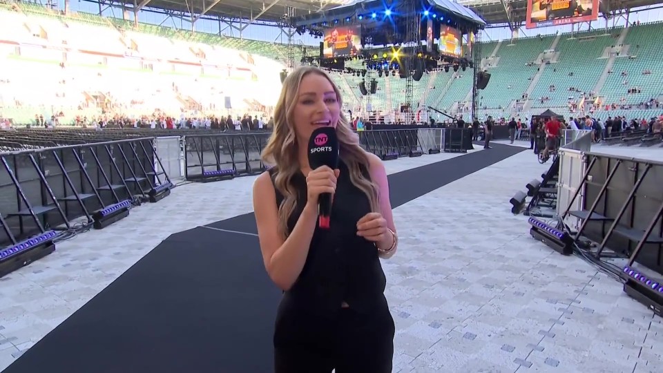 She is presenting the coverage from Wroclaw, Poland tonight